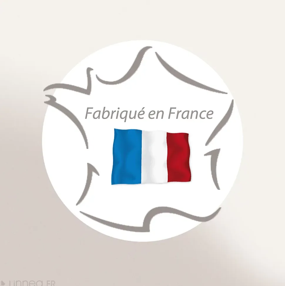 Drap housse uni 180x200 cm bonnet 40 cm percale PRIMO Blanc