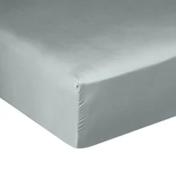 Drap housse 160x200 + 30 cm Satin de Coton Celadon