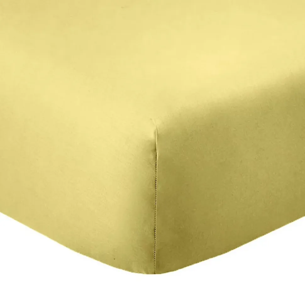 Drap housse 90x190 +35 cm Coton 57 fils Gold
