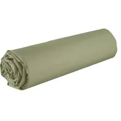 Drap housse 140x190 +35 cm Coton 57 fils Verveine