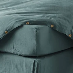 Drap housse 140x190 cm en Gaze de coton Canard