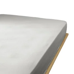 Drap housse 90x190 cm en Gaze de coton Nuage