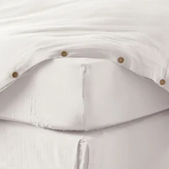 Drap housse 140x190 cm en Gaze de coton Chantilly