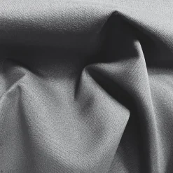 Drap housse 90x190 cm polyester microfibre LAGO gris anthracite bonnet 28 cm