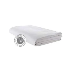 Drap percale de coton 240 x 310 cm (240x310 cm - Blanc)