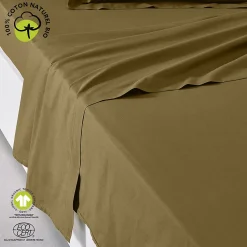 Drap plat 57 fils - 100% coton biologique