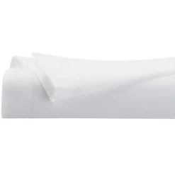 Drap plat - percale - blanc - 240x290 cm - Atmosphera
