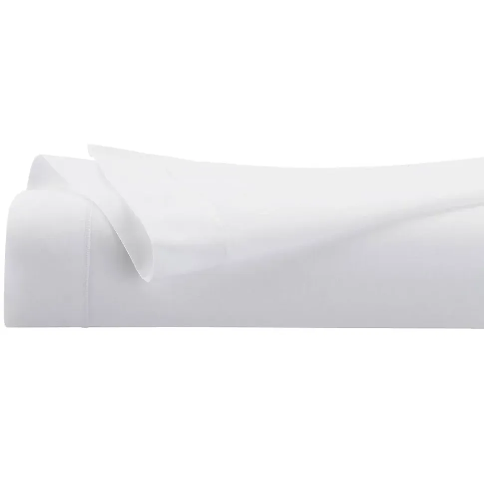 Drap plat - percale - blanc - 240x290 cm - Atmosphera