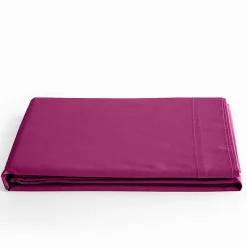 Drap plat Coton Pur Prémium 240 x 300 cm Magenta