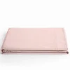 Drap plat Coton Pur Prémium 240 x 300 cm Rose Dragée