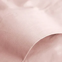 Drap plat Coton Pur Prémium 240 x 300 cm Rose Dragée