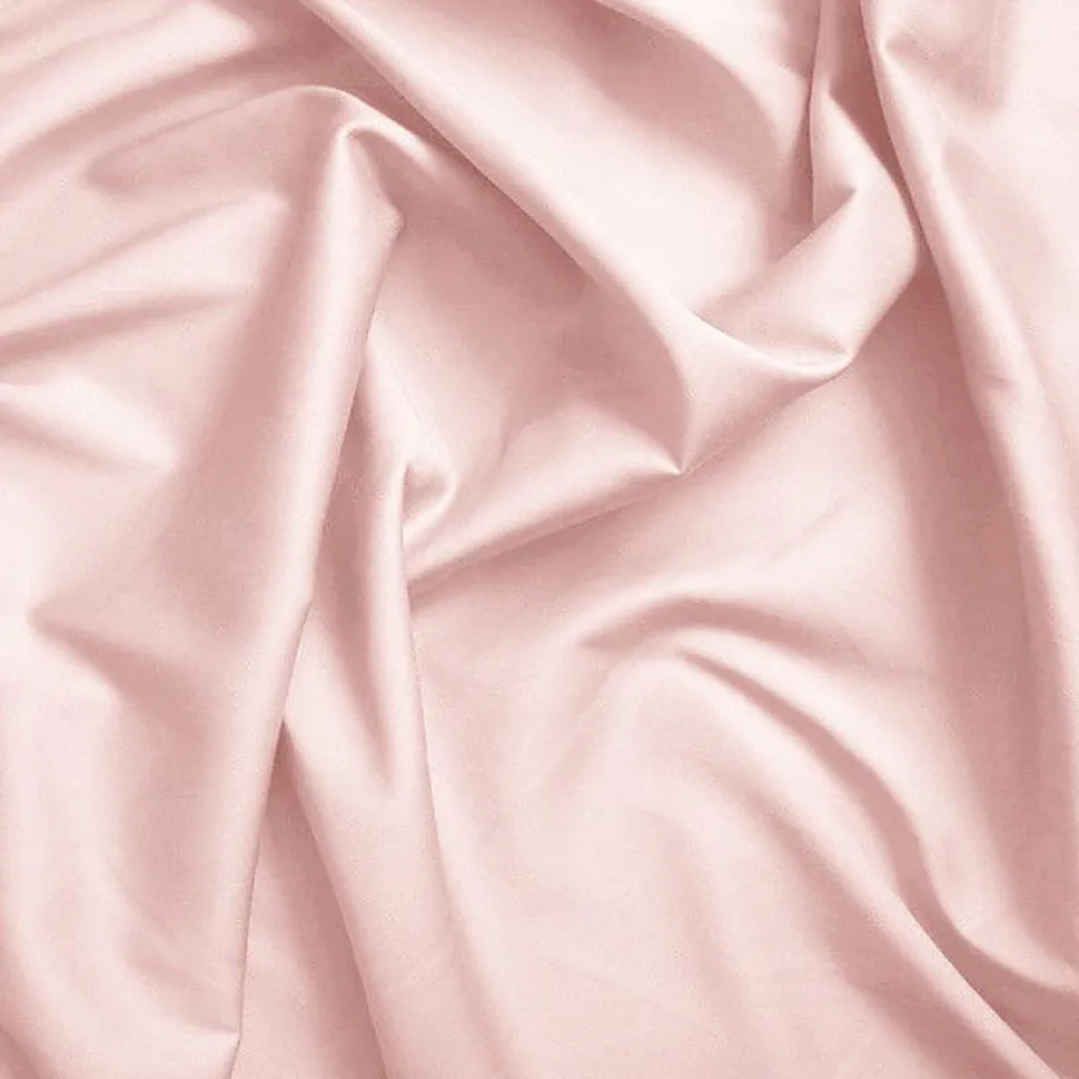 Drap plat Coton Pur Prémium 240 x 300 cm Rose Dragée