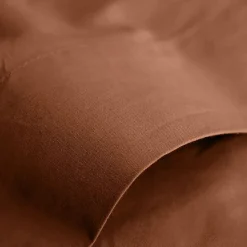 Drap plat Coton Pur Prémium 240 x 300 cm Paprika coton