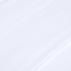 Drap plat en lin lavé blanc, 240x275 cm - HOMESCAPES