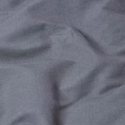 Drap plat en lin lavé gris, 240x300 cm - HOMESCAPES