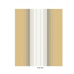 Drap plat en percale de coton au style ethnique chic (240x310 cm - Jaune)