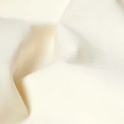 Drap plat en satin de coton égyptien 1000 fils ivoire, 180x290 cm - HOMESCAPES