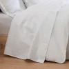 Drap plat esprit grand hôtel (180x290 cm - Blanc)
