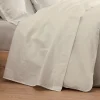 Drap plat esprit grand hôtel (240x310 cm - Sable)