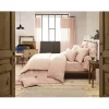 Drap plat Gaïa L'Effet Papillon 270x300 cm Rose gaze de coton