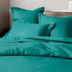 Drap plat percale de coton peigné "Julian" toutes dimensions Coton Pur - Julian Paon - 180 x 290 cm pour lit 1 place