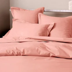 Drap plat percale de coton peigné