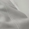Drap plat percale de coton peigné "Julian" toutes dimensions Coton Pur - Julian Perle - 240 x 300 cm pour lit 2 places