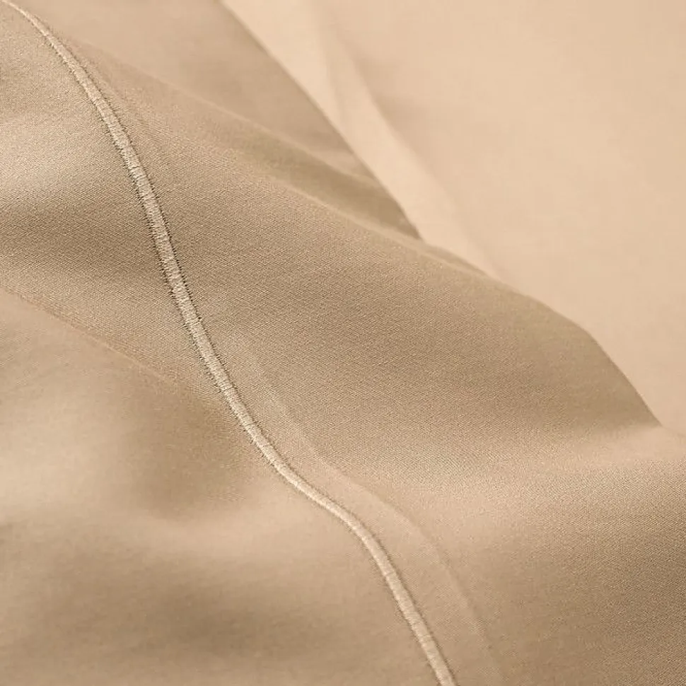 Drap plat percale de coton peigné "Julian" toutes dimensions Coton Pur - Julian Lin - 180 x 290 cm pour lit 1 place