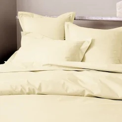 Drap plat percale de coton peigné 