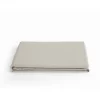 Drap plat percale pur coton peigné longues fibres 80 fils/cm² Vent du sud - Naturel - 240 x 300 cm pour lit 2 places