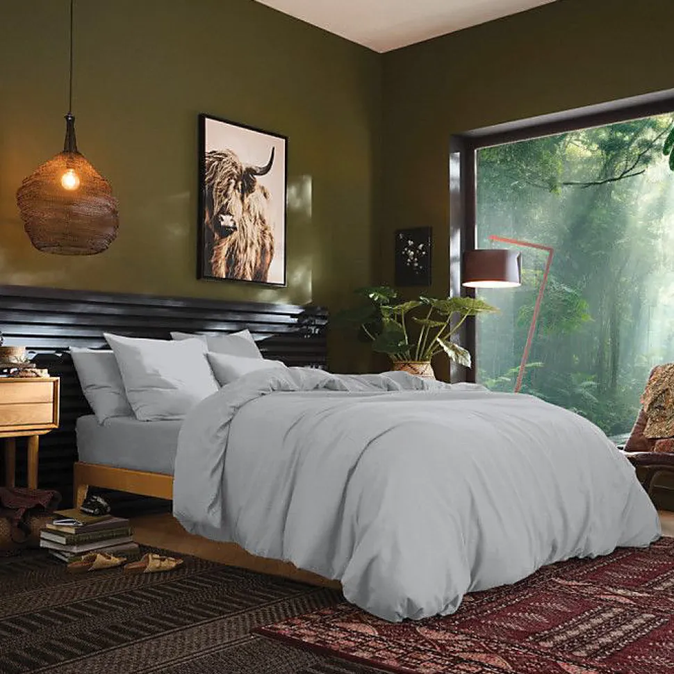 Drap plat Prémium Coton 180 x 290 Blanc