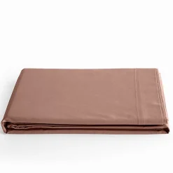 Drap plat Prémium Coton Pur 180x290 cm Vieux Rose