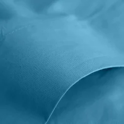 Drap plat Prémium Coton Pur 240 x 300 cm Turquoise