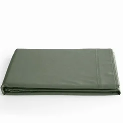 Drap plat Prémium Coton Pur 240 x 300 cm Vert fonce