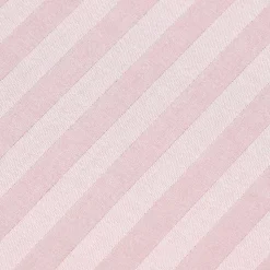 Drap plat satin rayé en coton égyptien 330 fils violet, 230x255 cm - HOMESCAPES