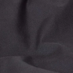 Drap plat uni 100 % coton égyptien 200 fils noir, 240x275 cm - HOMESCAPES