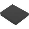 Drap Plat Uni en 100 % Coton (180x290 cm - Gris anthracite)