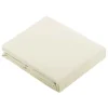 Drap Plat Uni en 100 % Coton (180x290 cm - Blanc)