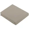 Drap Plat Uni en 100 % Coton (240x310 cm - Beige)