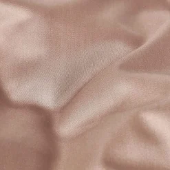 Drap plat uni en coton égyptien bio 400 fils marron, 240x300 cm - HOMESCAPES