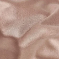 Drap plat uni en coton égyptien bio 400 fils marron, 230x255 cm - HOMESCAPES