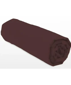 Drap-housse - LOVELY HOME - LH71600 - 140x190+25 cm - Marron