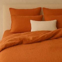 Drap-housse Gaze de coton lavé Douce