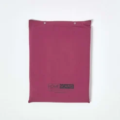 Drap-housse prune 100% coton égyptien 200 fils 90 x 190 cm - HOMESCAPES