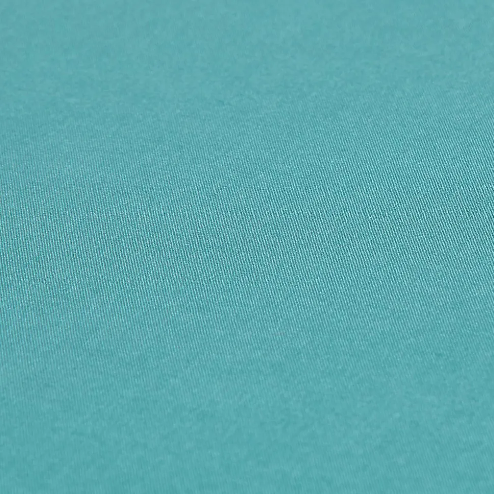 Drap-housse sarcelle 100% coton égyptien 200 fils 90 x 190 cm - HOMESCAPES