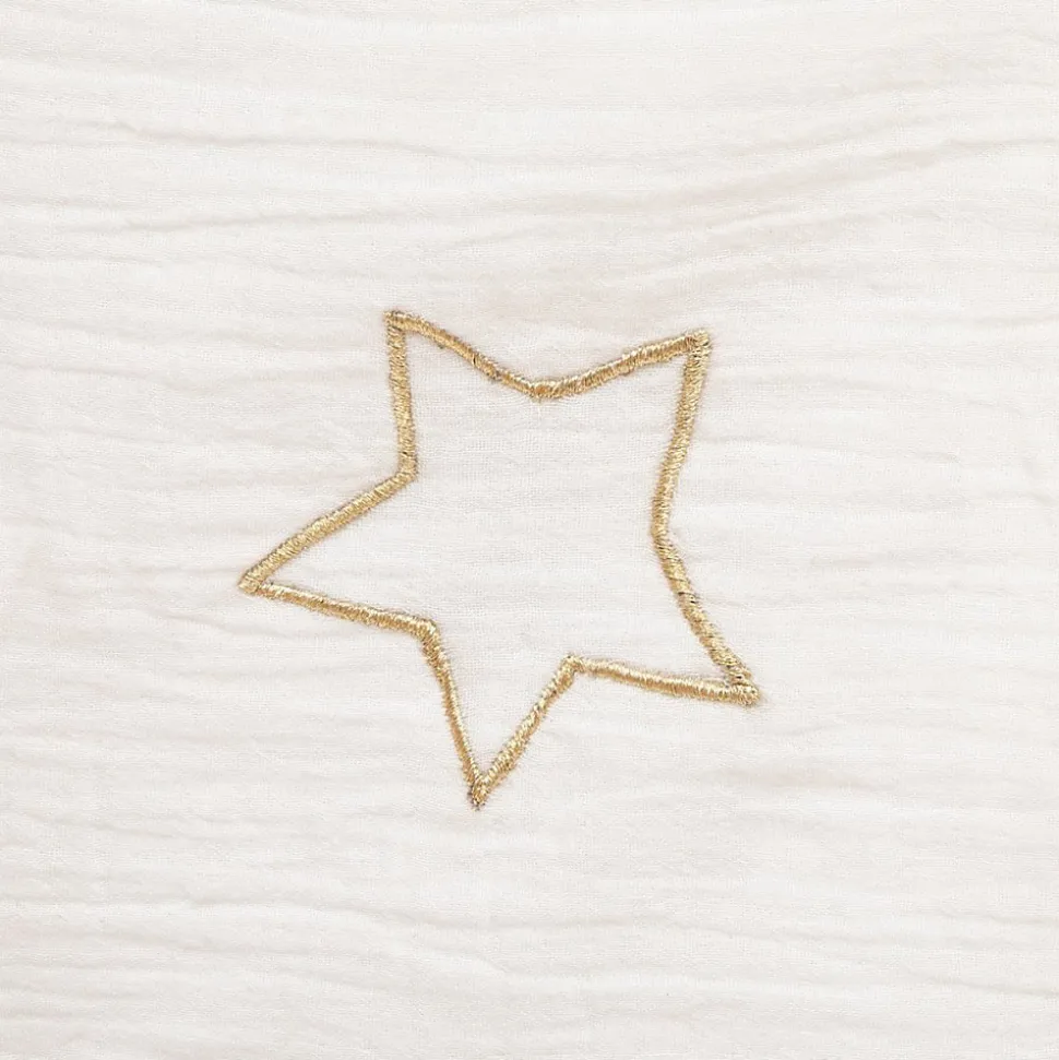 Édredon gaze de coton 100x140 blanc