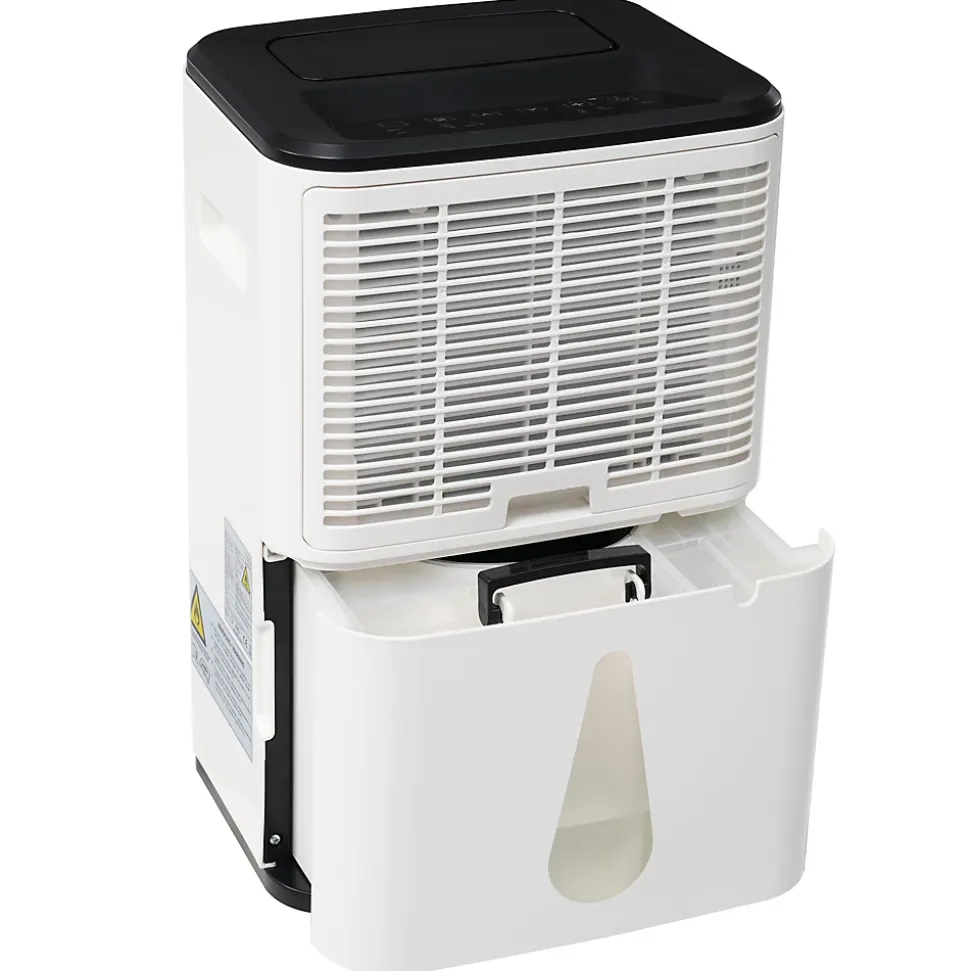 Déshumidificateur 25 L/jour pour 26 m², 3-en-1, séchage du linge, réservoir 6 L, minuterie 24 h, écran LED