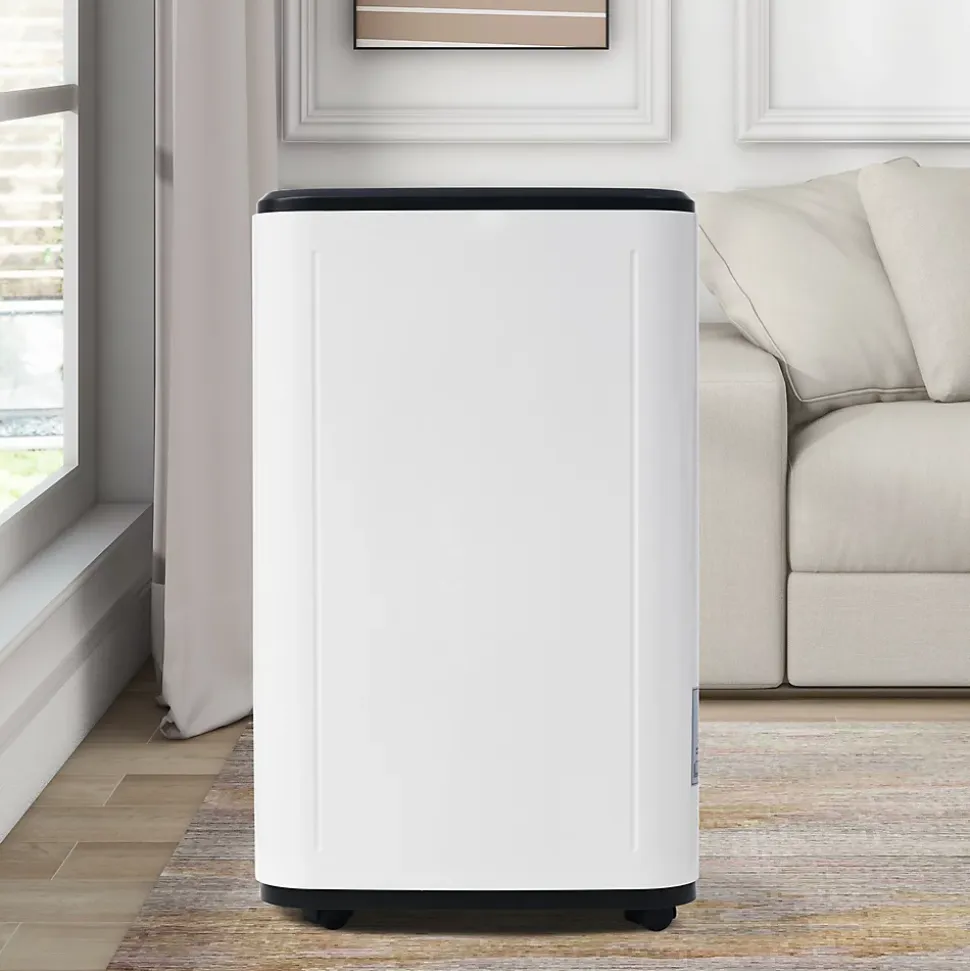 Déshumidificateur 25 L/jour pour 26 m², 3-en-1, séchage du linge, réservoir 6 L, minuterie 24 h, écran LED