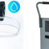 Déshumidificateur d'air industriel Hexwelt 50L/24H réservoir 5.5L absorbeur d'humidité 1 pièce.
