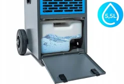 Déshumidificateur d'air industriel Hexwelt 50L/24H réservoir 5.5L absorbeur d'humidité 1 pièce.